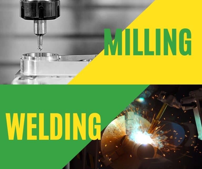 explain the difference between milling and welding
