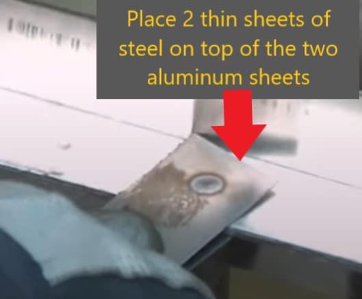 spot weld aluminum technique