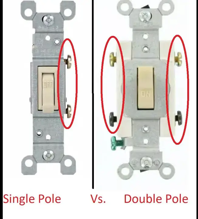 Differences Between a Single and Double Pole switch